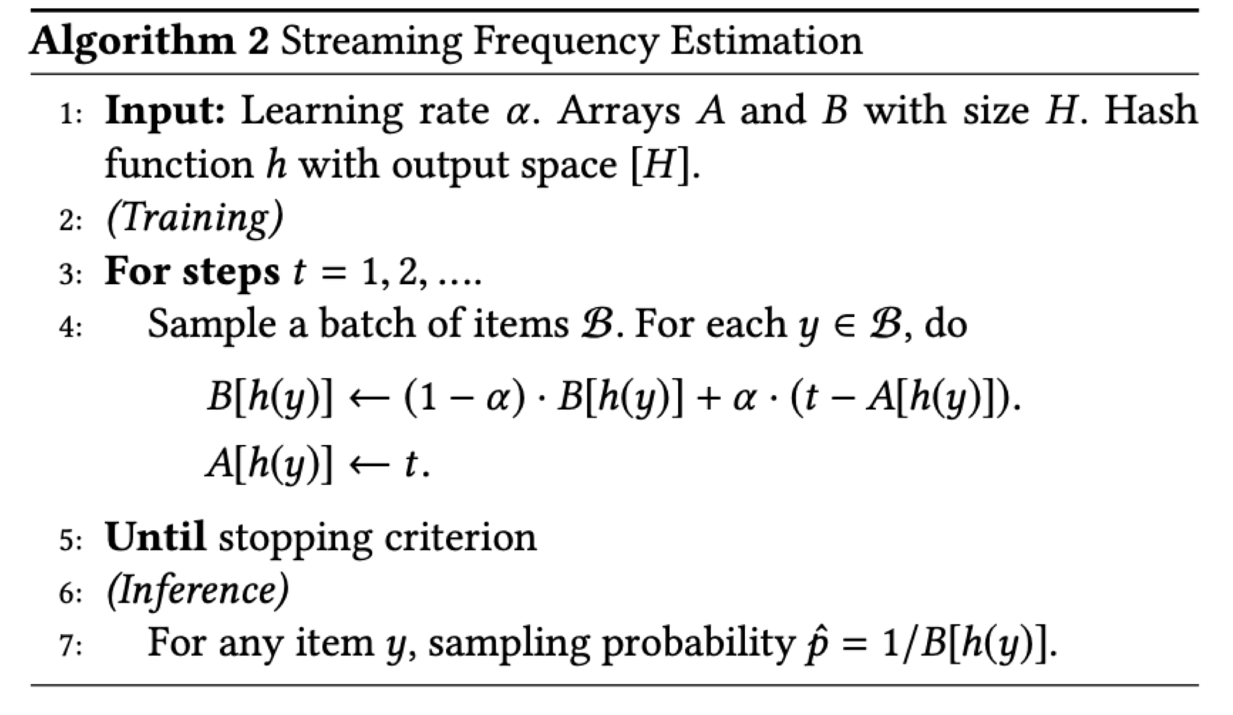 stream-frequency-estimation